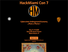 Tablet Screenshot of hackmiami.com